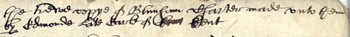 The opening text of the copy of the Blunham Charter [L26/229]